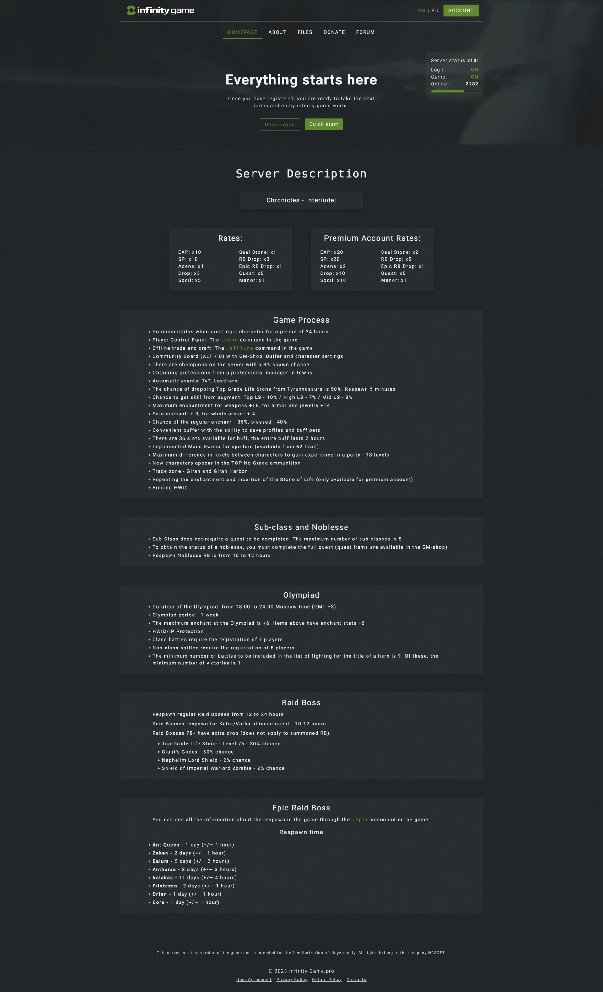 Infinity Game example image 2