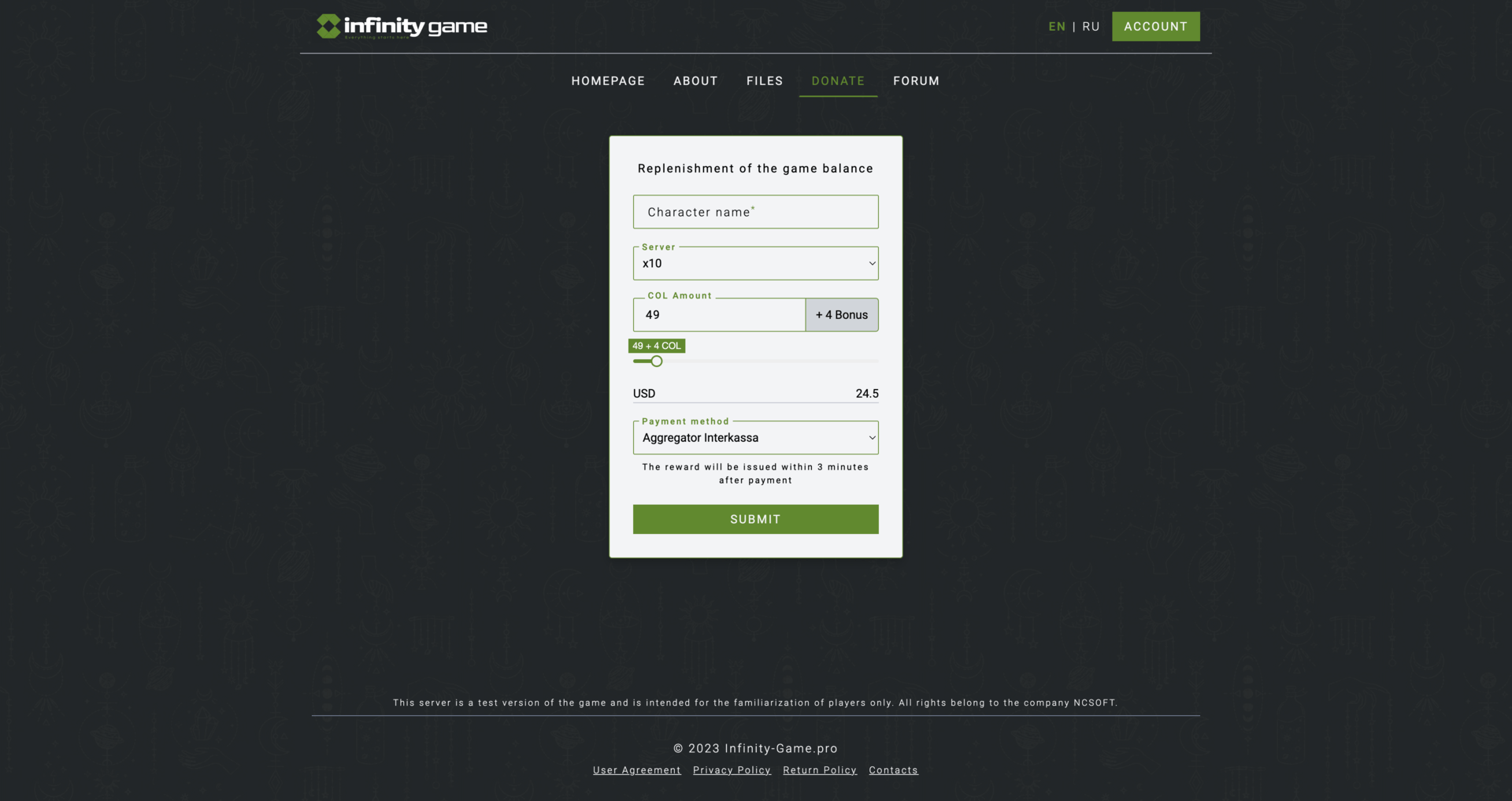 Infinity Game example image 3